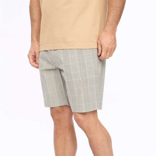 G56V02 Mens Check Shorts Gabicci Classic - MINT