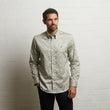 G55W09 Long Sleeve Printed Woven Shirt Gabicci Classic ICEBERG