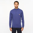 V55GK10 Mens Duke Long Sleeve Plain Knitted Turtle Neck Gabicci Vintage - ATLANTIC