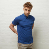 V54GX18 Mens Ladro Jersey Polo Shirt Gabicci Vintage - SAPPHIRE