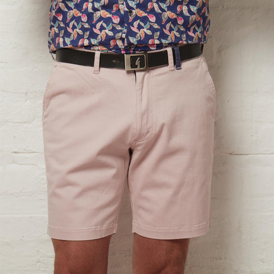 G56V01 Mens Stretch Twill Shorts Gabicci Classic - CANDY