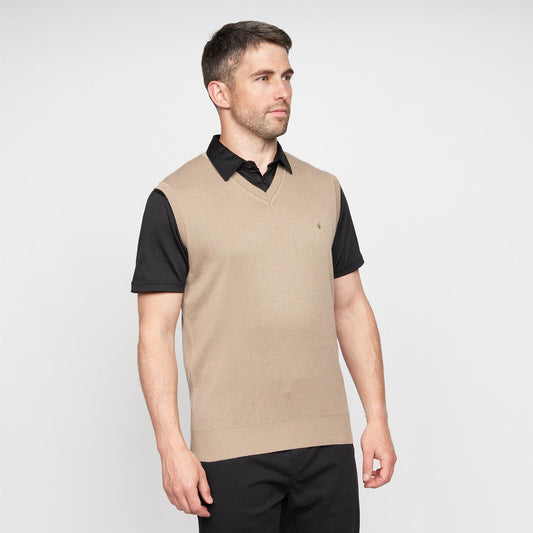 G00K03 Mens Slipover Gabicci Classic - STONE