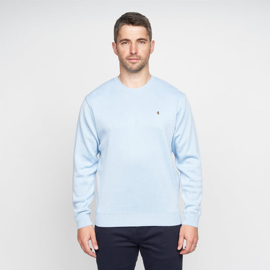G00K04 Mens Crew Neck Sweater Gabicci Classic - SKY