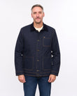 G57J03 Mens Workwear Denim Jacket Gabicci Heritage - INDIGO