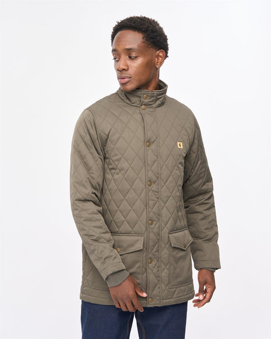 V57GJ16 Mens Beltram Car Coat Gabicci Vintage - KHAKI
