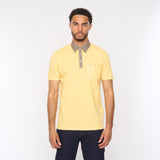 V54GX19 Mens Laleham Jersey Polo Shirt Gabicci Vintage - PINEAPPLE