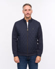 G57D05 Mens Zip Thru Lightweight Jacket Gabicci Heritage - NAVY