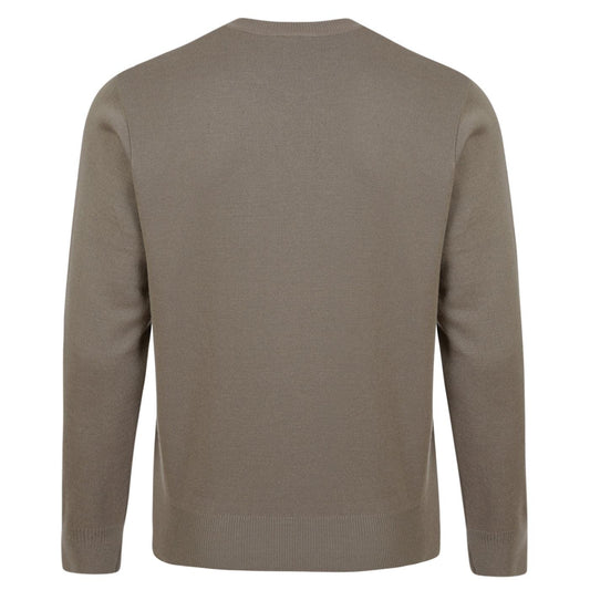 G00K04 Mens Crew Neck Sweater Gabicci Classic - STONE
