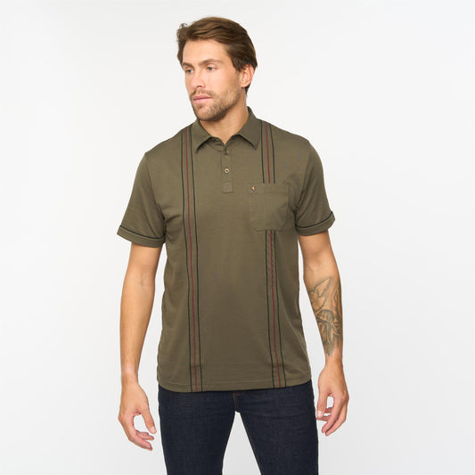 G55X01 Short Sleeve Jersey Shirt Gabicci Classic IVY