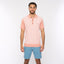 G54M09 Mens Short Sleeve Knitted Polo Gabicci Classic - PEACH
