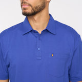 G52Z05 Mens Short Sleeve Plated Jersey Polo Shirt Gabicci Classic - THAMES