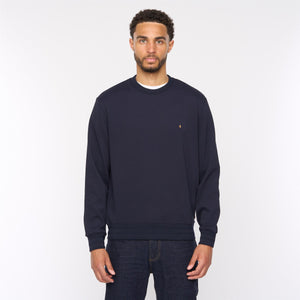 G54D03 Mens Crew Neck Sweat Gabicci Classic - NAVY