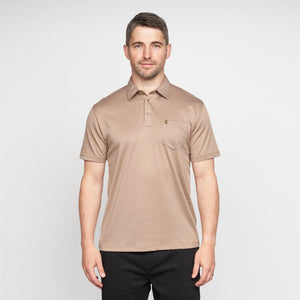 G00Z05 Mens Polo Shirt Gabicci Classic - STONE
