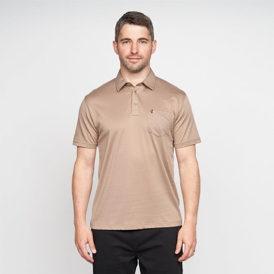 G00Z05 Mens Polo Shirt Gabicci Classic - STONE