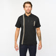 G55X05 Short Sleeve Jersey Shirt Gabicci Classic BLACK