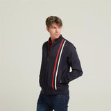 V54GJ10 Mens Griffin Side Stripe Jacket Gabicci Vintage - NAVY