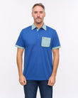 G57X18 Mens Short Sleeve Jersey Polo Gabicci Heritage - SAPPHIRE
