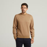 G54D03 Mens Crew Neck Sweat Gabicci Classic - GRANOLA