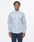 V57GW04 Mens Callum Long Sleeve Shirt Gabicci Vintage - AIRFORCE