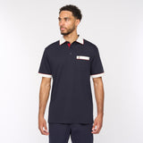 G51X05 Mens Short Sleeve Jersey Polo Shirt Gabicci Classic - NAVY