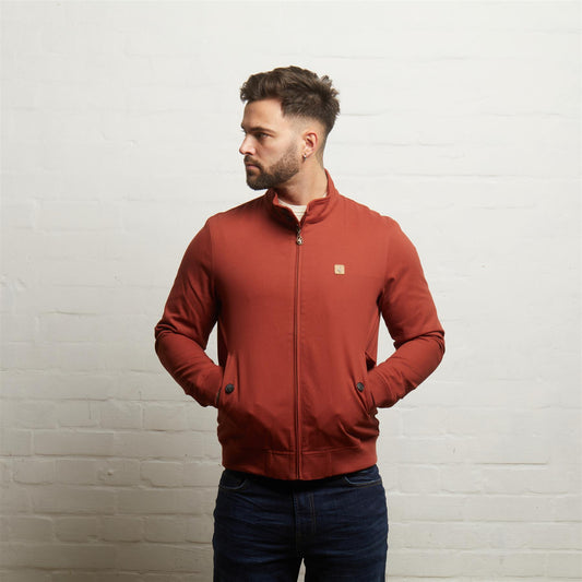V55GJ13 Mens Hamilton Twill Harrington Gabicci Vintage - PAPRIKA