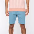G54V01 Mens Washed Stretch Twill Shorts Gabicci Classic - AQUA