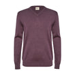 G00K01 Mens Vee Neck Sweater Gabicci Classic  - GRAPE