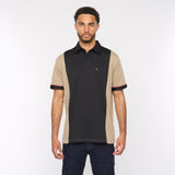 G51X02 Mens Short Sleeve Jersey Polo Shirt Gabicci Classic - STONE