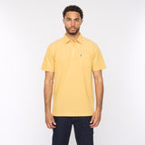 G52Z17 Mens Short Sleeve Oxford Jersey Polo Shirt Gabicci Classic - SUNBEAM