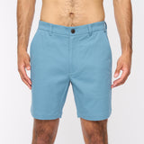 V54GV01 Mens Cooper Stretch Twill Shorts Gabicci Vintage - AQUA