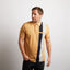 G50X10 Mens Short Sleeve Plated Jersey Polo Shirt Gabicci Classic - CAMEL