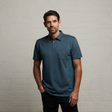 G53Z17 Mens Short Sleeve Oxford Jersey Polo Shirt Gabicci Classic - TEAL