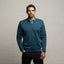 G53K01 Mens Long Sleeve Knitted Vee Neck Sweater Gabicci Classic - TEAL