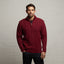 G53M18 Mens Long Sleeve Chunky Knit Sweater Gabicci Classic - CHERRY B