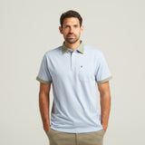 G52X08 Mens Short Sleeve Plated Jersey Polo Shirt Gabicci Classic - SPRAY