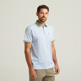G52X08 Mens Short Sleeve Plated Jersey Polo Shirt Gabicci Classic - SPRAY
