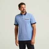 G52X09 Mens Short Sleeve Oxford Jersey Polo Shirt Gabicci Classic - THAMES