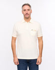 G57X06 Mens Short Sleeve Jersey Polo Gabicci Heritage - CREAM