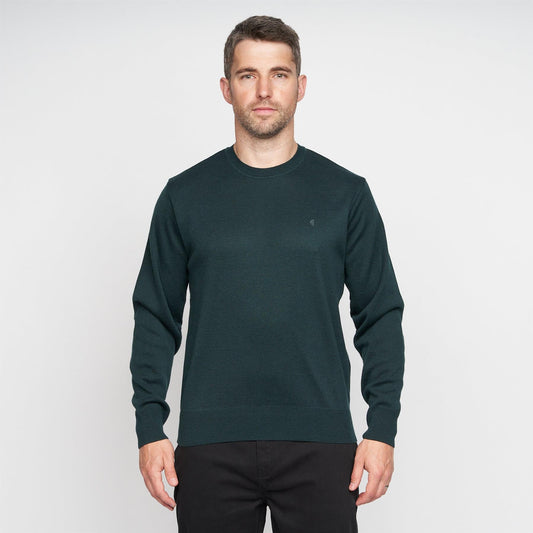 G00K04 Mens Crew Neck Sweater Gabicci Classic - BOTTLE