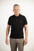 V00GK04 Mens Jackson Knitted Polo Gabicci Vintage - BLACK