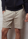 V56GD04 Mens Becker Sweat Shorts Gabicci Vintage - CEMENT