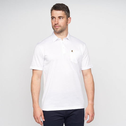 G00Z05 Mens Polo Shirt Gabicci Classic - WHITE