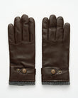 AGABG02 Knitted Cuff Glove BROWN