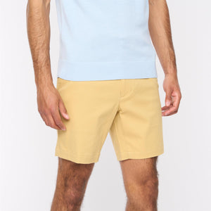 V54GV01 Mens Cooper Stretch Twill Shorts Gabicci Vintage - BUTTER