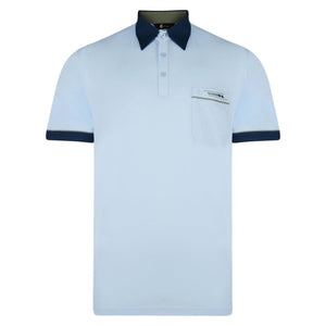 G00X62 Mens Polo Shirt Gabicci Classic - SKY