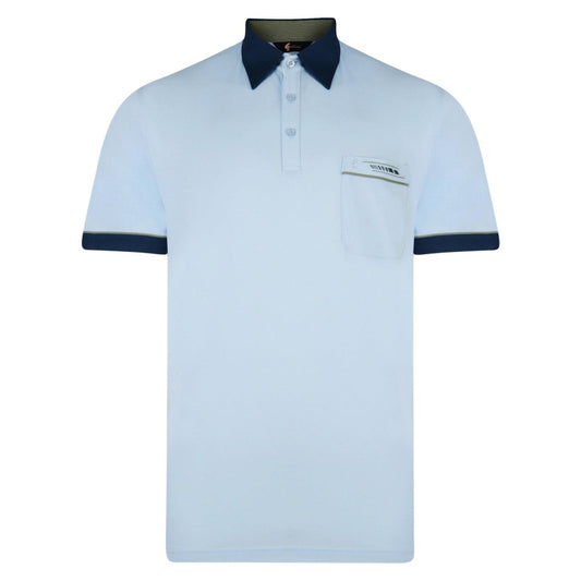 G00X62 Mens Polo Shirt Gabicci Classic - SKY