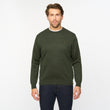 G55K04 Plain Crew Neck Sweater Gabicci Classic IVY