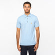 V55GK04 Mens Jackson Short Sleeve Plain Knitted Three Button Polo Gabicci Vintage - ICEBERG