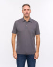 G57Z05 Mens Short Sleeve Jersey Polo Gabicci Heritage - CHARCOAL
