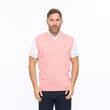 G56K03 Mens Plain Knit V-Neck Slipover Gabicci Classic - CANDY